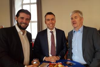 Michael Faulhaber, Nils Schmid und Martin Mendler