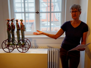 Juliane bei Führung