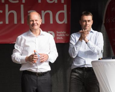 Olaf Scholz und Nils Schmid