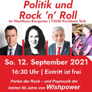 Rock`n Roll und Politik im Biergarten